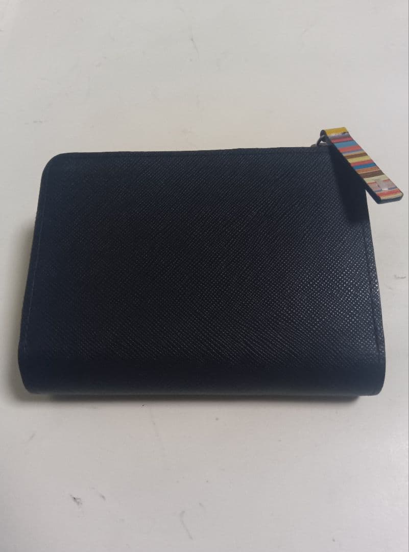 ポール・スミス 二つ折り財布 ネイビー 新品未使用品 箱付き