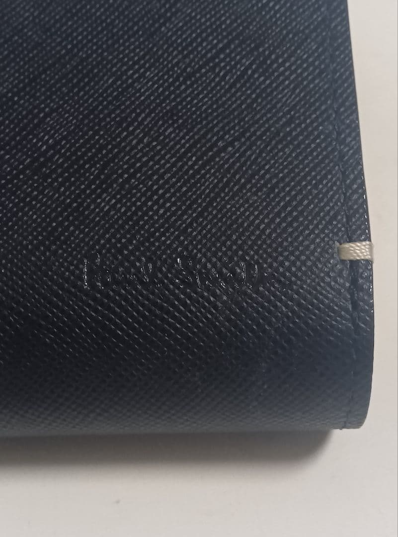 ポール・スミス 二つ折り財布 ネイビー 新品未使用品 箱付き