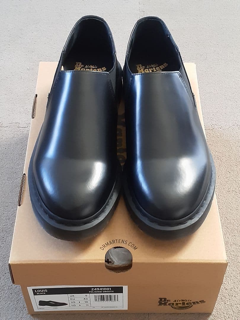 新品 Dr. Martens Louis ガセット black 28cm