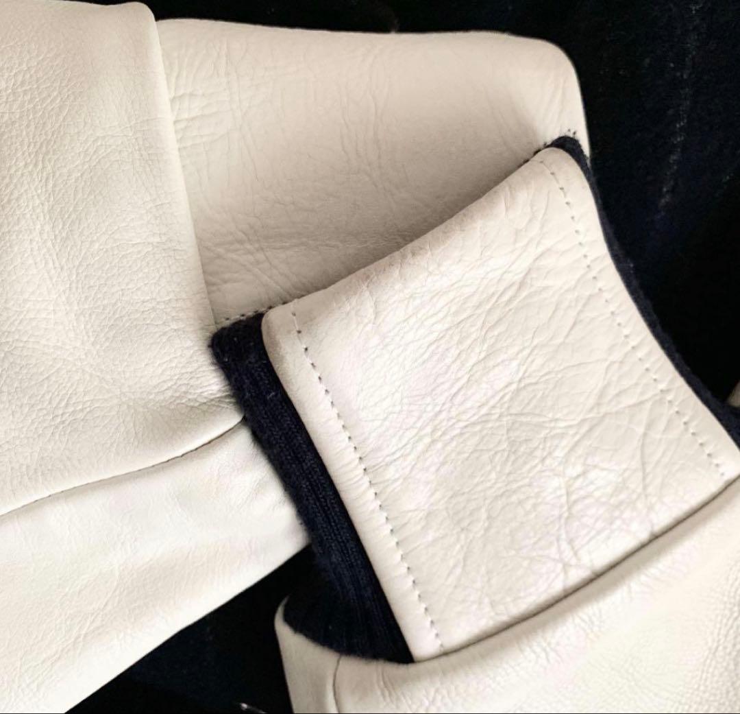 sacai luckスタジャンフレアコート 定価9万4000円 サカイラック