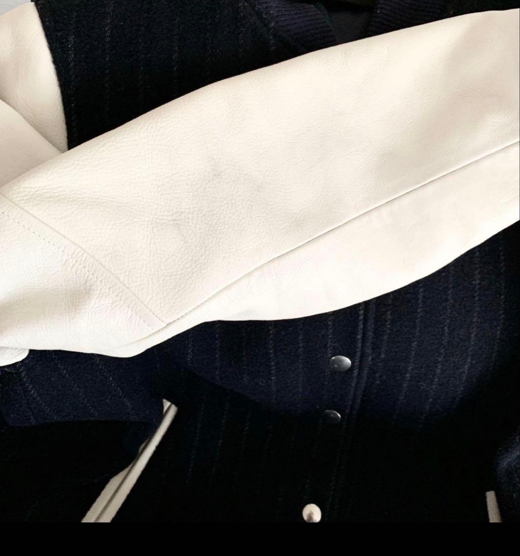 sacai luckスタジャンフレアコート 定価9万4000円 サカイラック