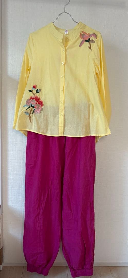 更に値下げ　ヂェン先生の日常着　バルーンパンツ