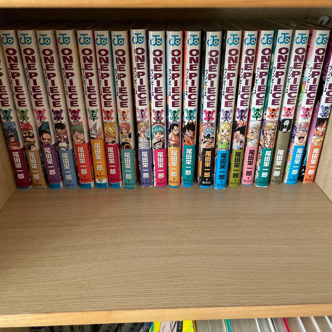 ONE PIECE ワンピース 漫画 ほぼ全巻セット ほぼ初版帯付き 1〜109