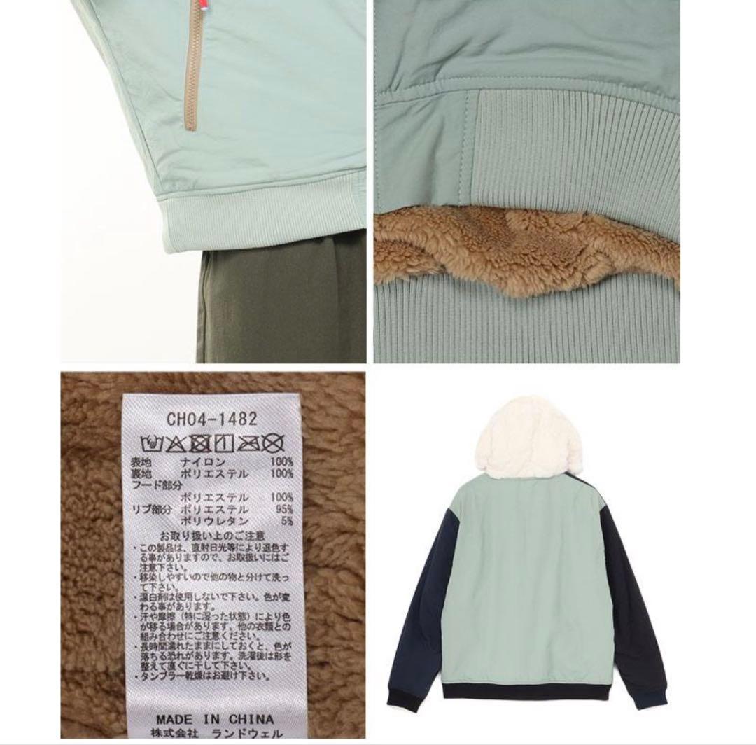 チャムス　CHUMS ブービーエルモフーデッドブルゾン