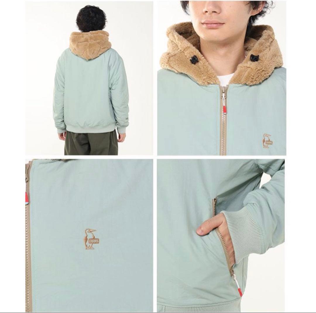 チャムス　CHUMS ブービーエルモフーデッドブルゾン