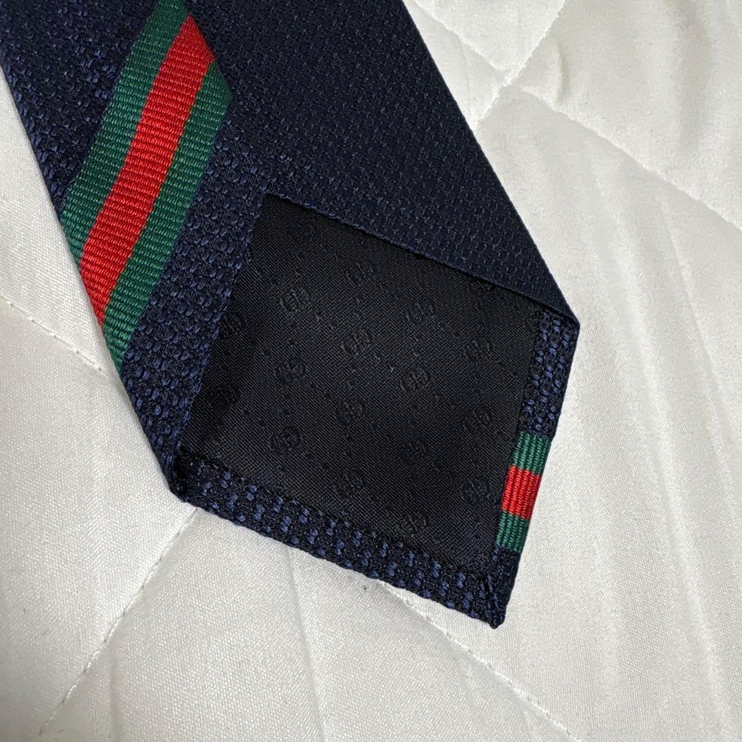 Gucci ネイビー ネクタイ