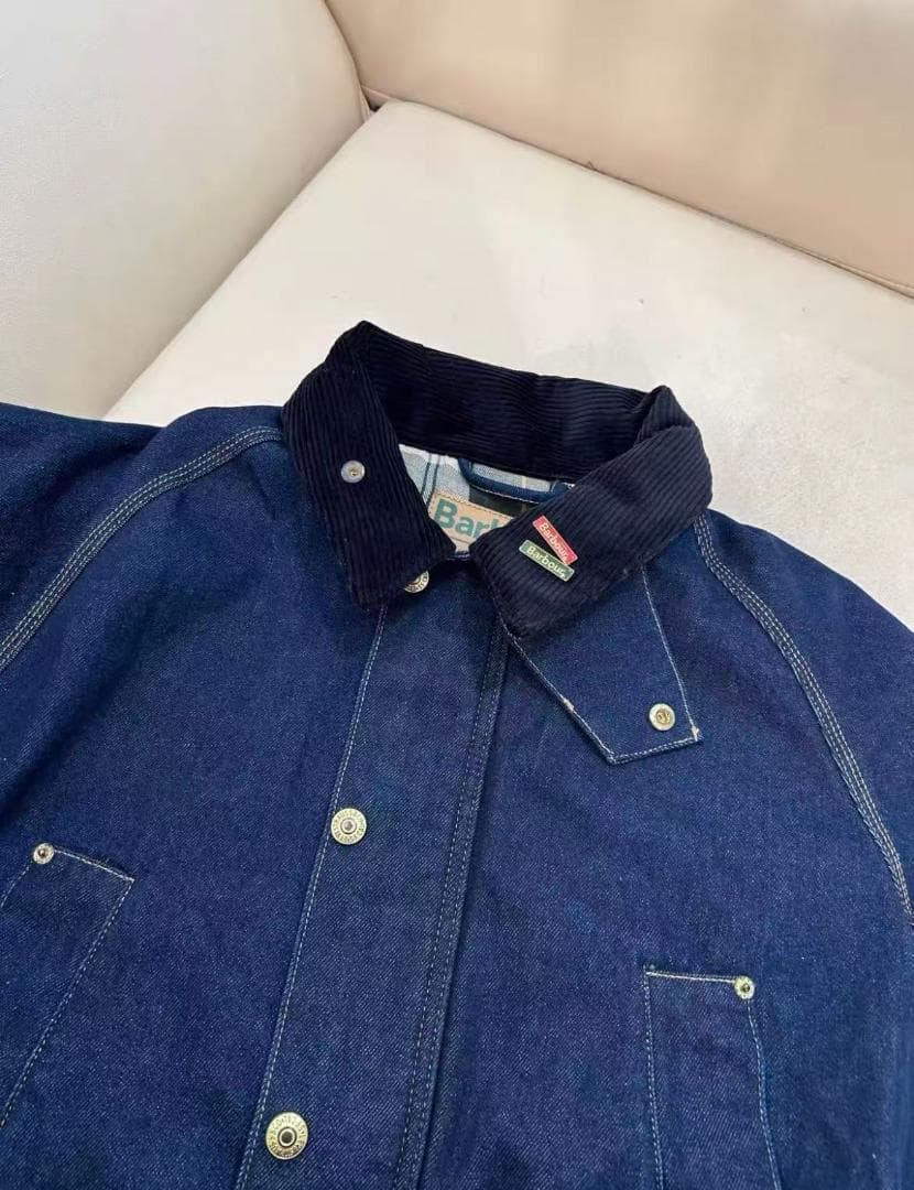 Barbour × Levi's ネイビー デニム カバーオール XSサイズ
