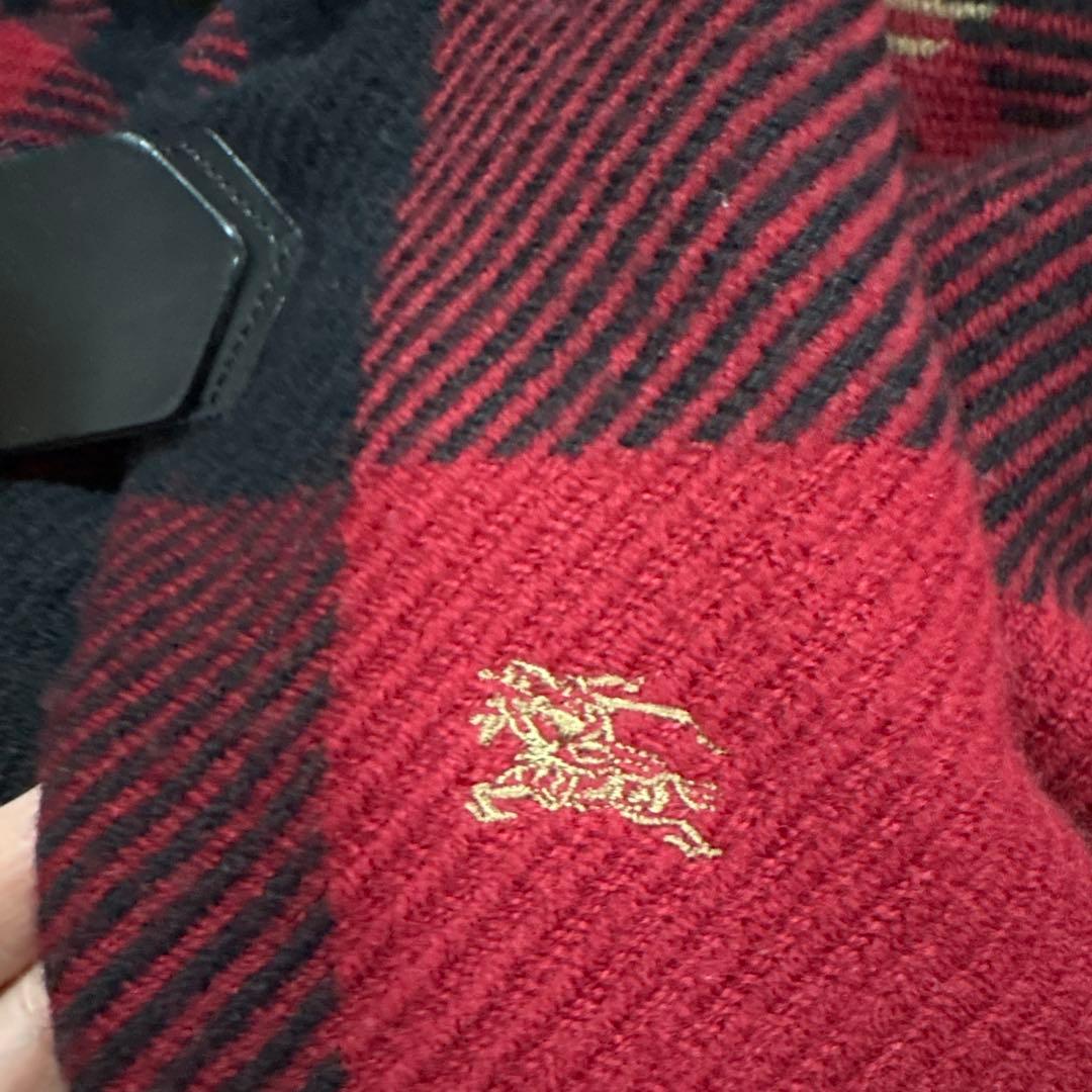 BURBERRY BLUE LABEL チェック柄ポンチョ 38