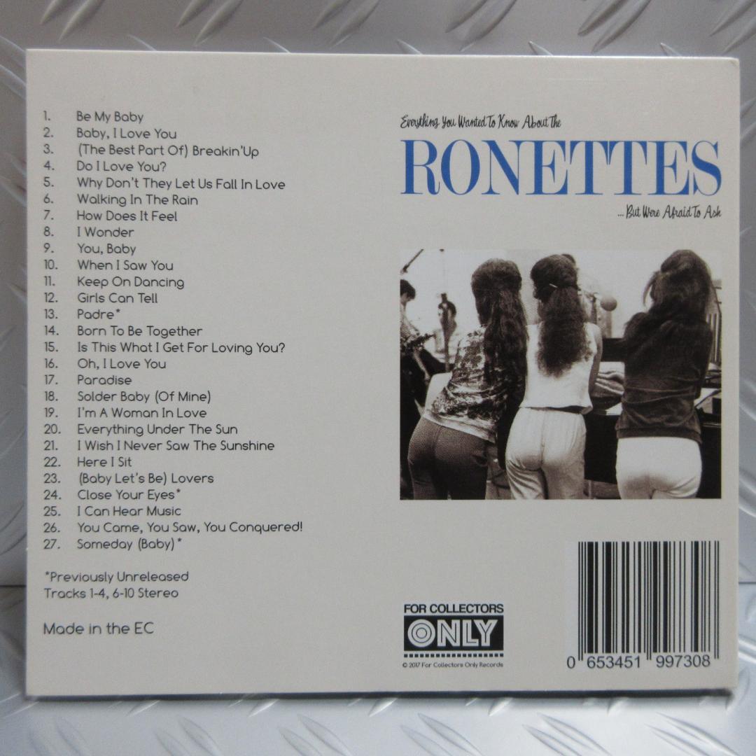 ★ザ・ロネッツ / ビッグ・ヒッツ、レアリティ＆アンリリースド★RONETTES