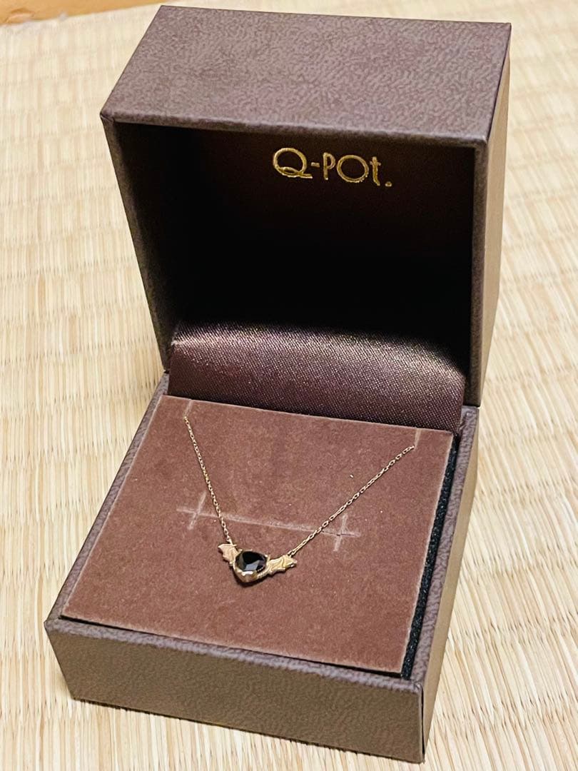 Q-pot. メルティーデビルハートネックレス 10K 定価42900円 小悪魔