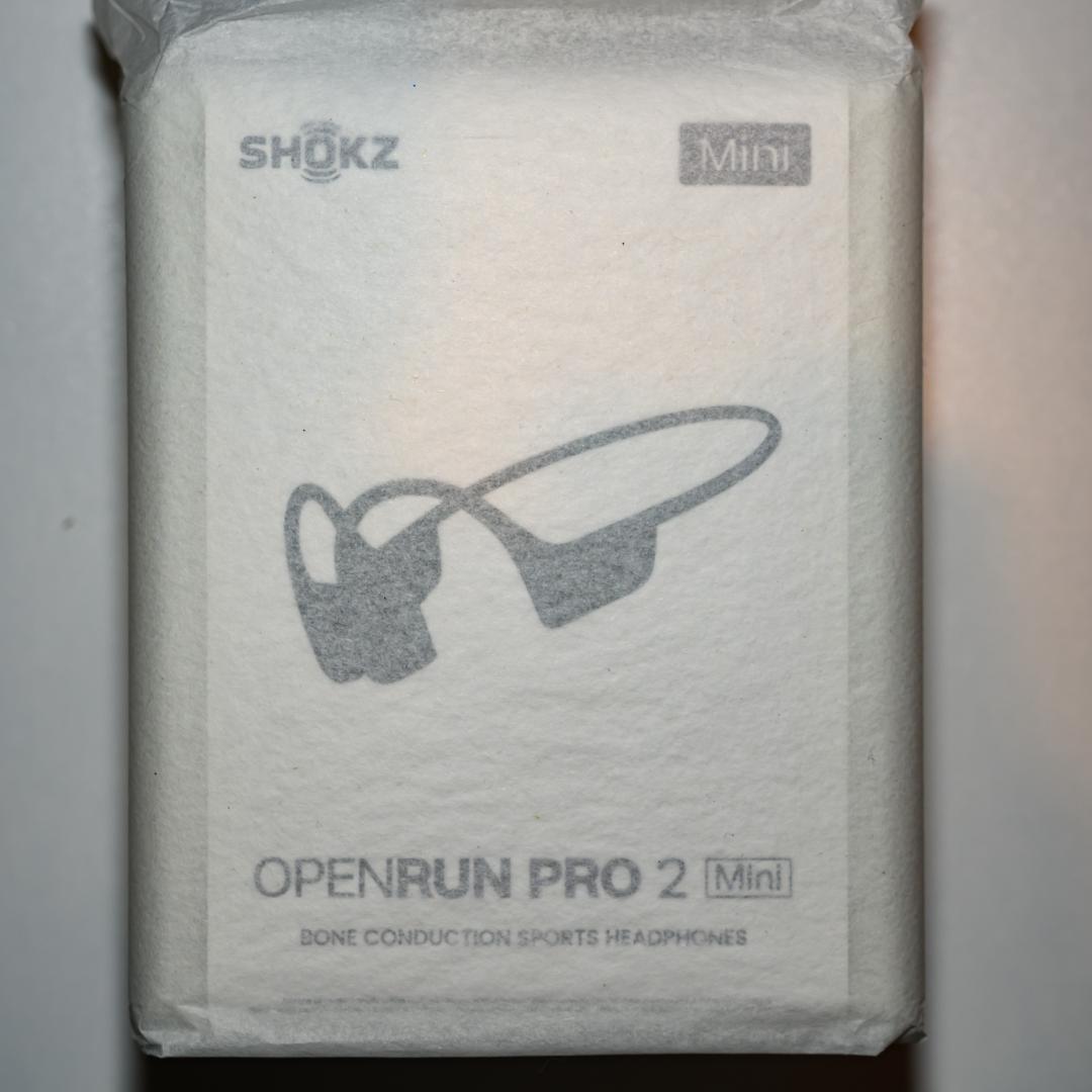 【新品未開封】SHOKZ OpenRun Pro 2 Mini 骨伝導イヤホン