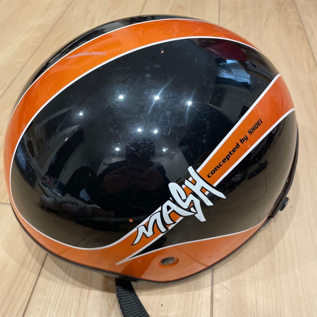 ショウエイMASH半帽ヘルメット オレンジ