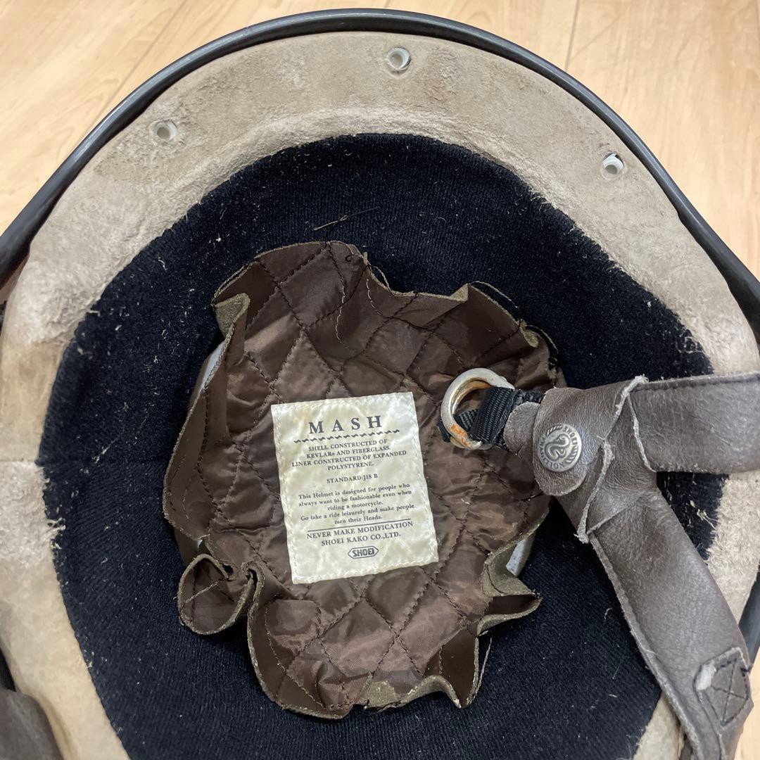 ショウエイMASH半帽ヘルメット オレンジ