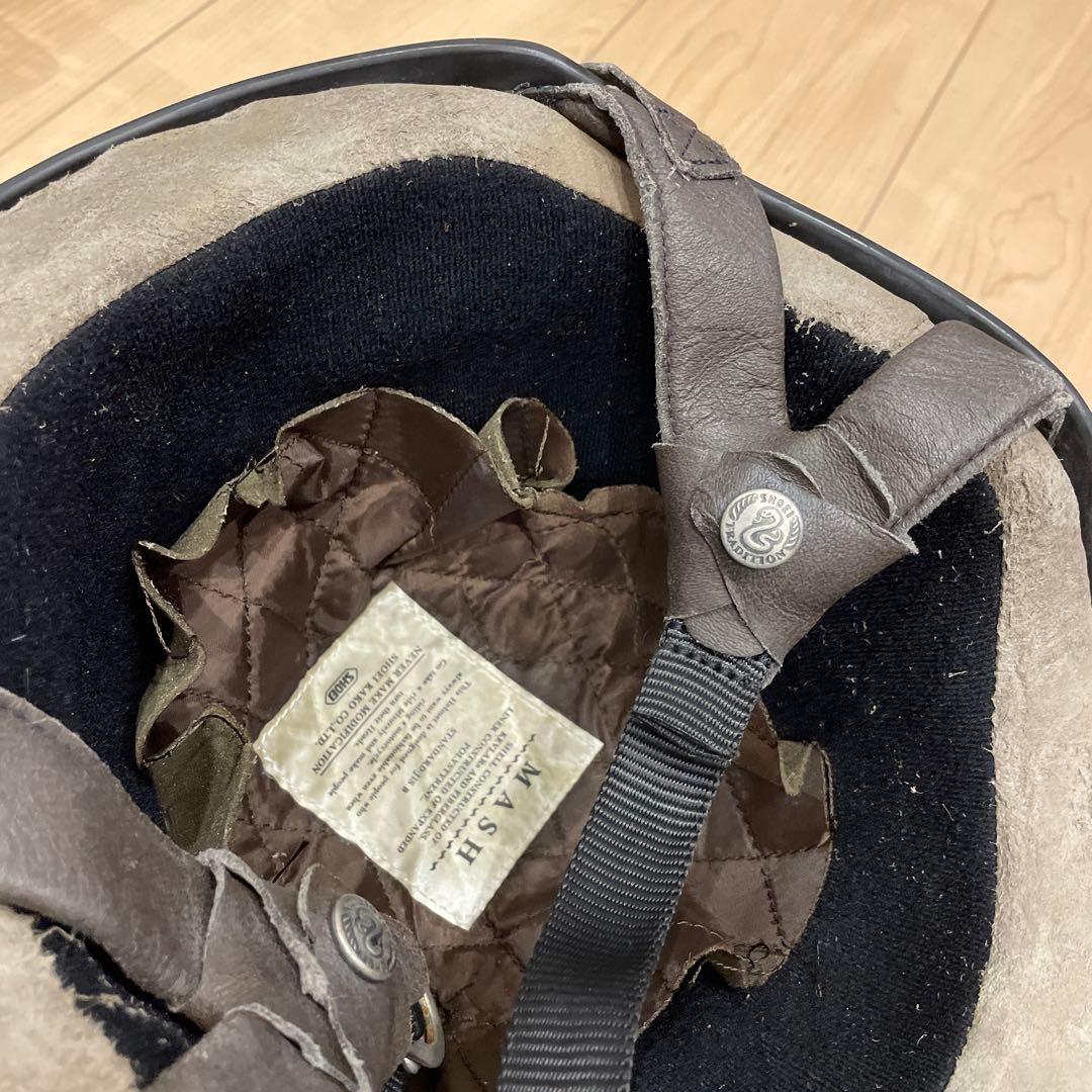 ショウエイMASH半帽ヘルメット オレンジ