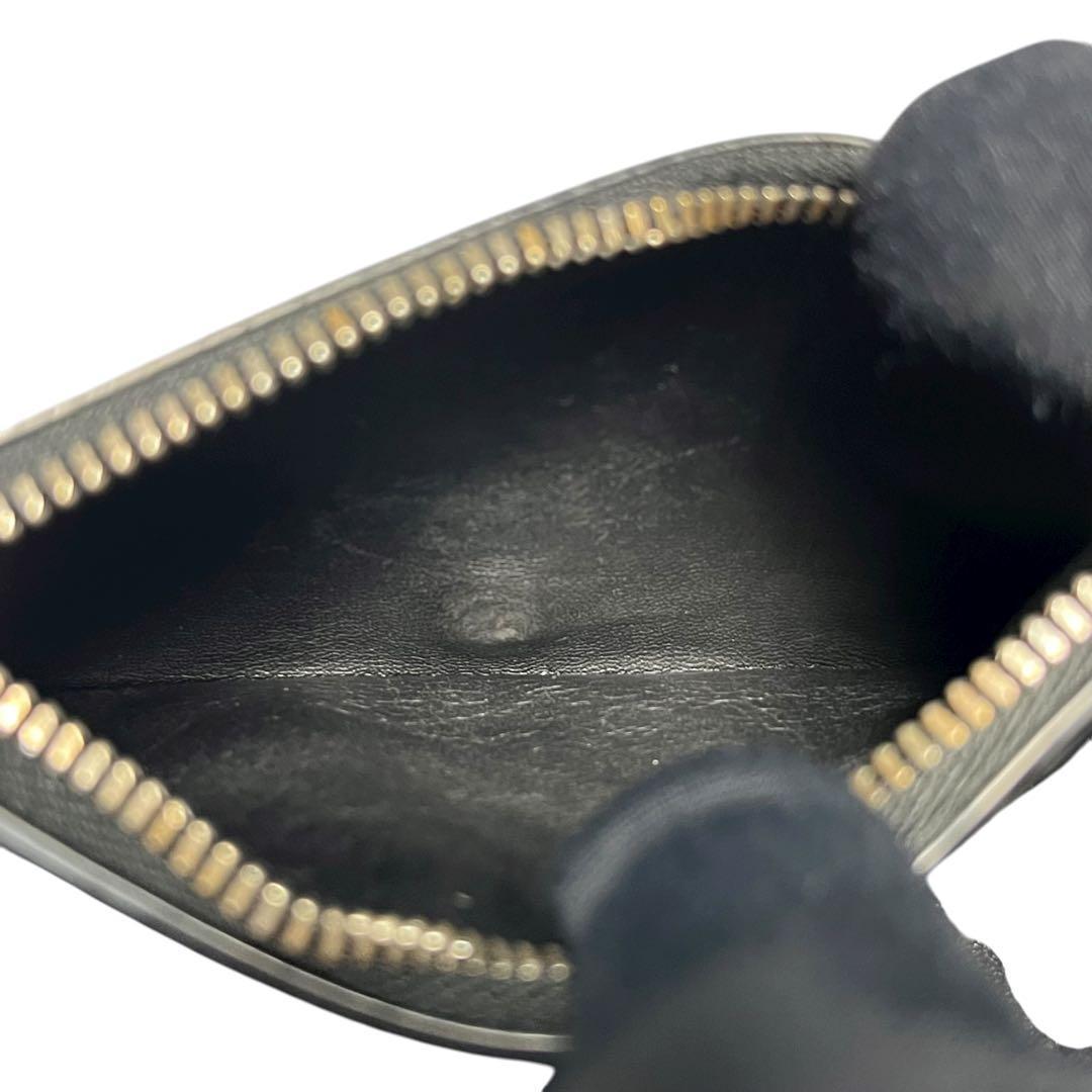 希少✨ロエベ バーティカルウォレット 三つ折り財布 アナグラム レザー 黒