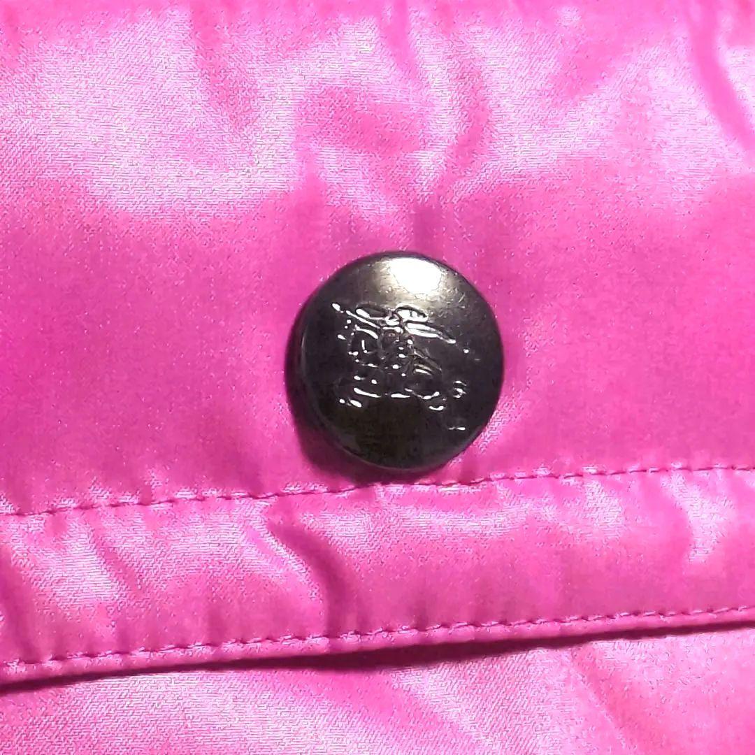 最終★美品♡バーバリーブルーレーベル♡ノバチェック♡水鳥天然羽毛♡ダウンベスト