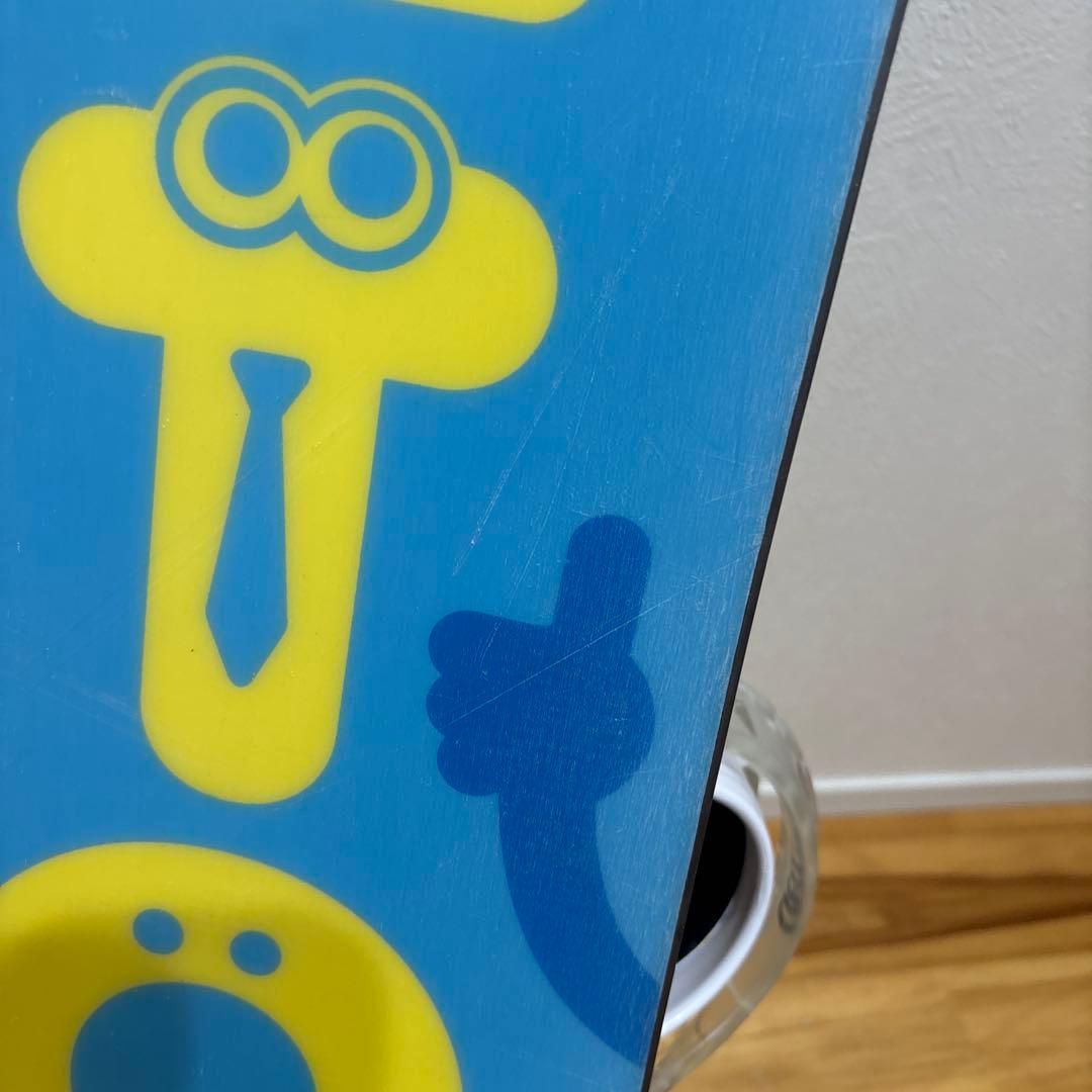 Burton スノーボードセットキッズ イエロー/パープル　100センチ