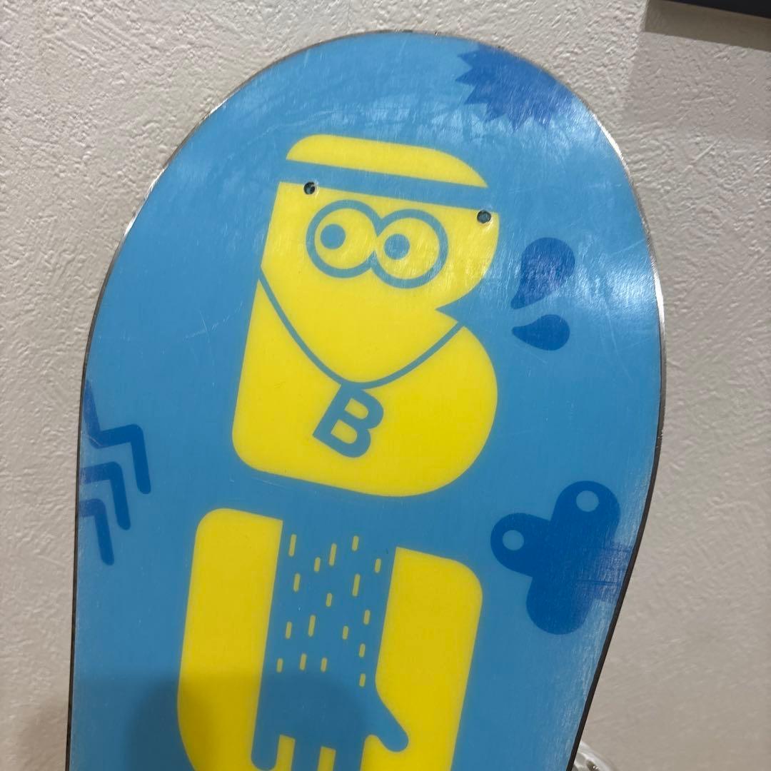 Burton スノーボードセットキッズ イエロー/パープル　100センチ