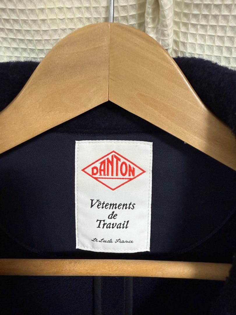 DANTON ウールモッサ ジャケット ネイビー　サイズ40
