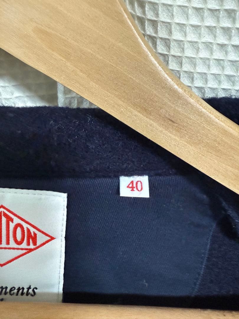 DANTON ウールモッサ ジャケット ネイビー　サイズ40