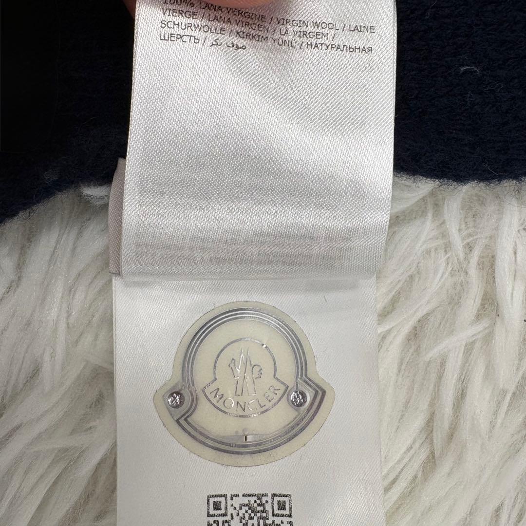 モンクレール 現行 マフラー ネイビー ユニセックス メンズ レディース