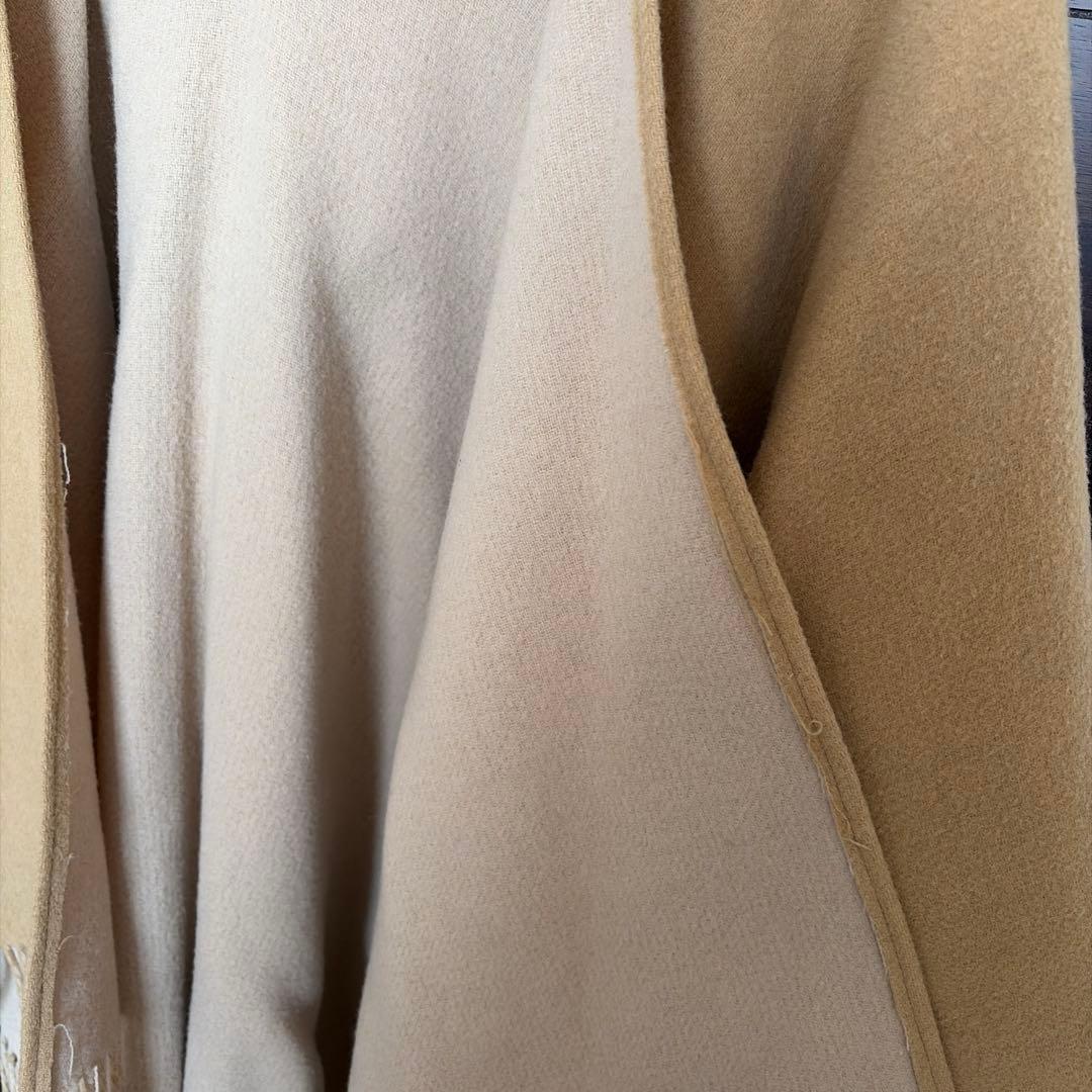 グレースコンチネンタル　ファー付きポンチョ