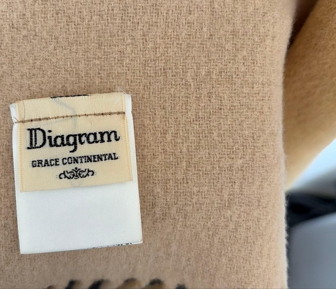 グレースコンチネンタル　ファー付きポンチョ