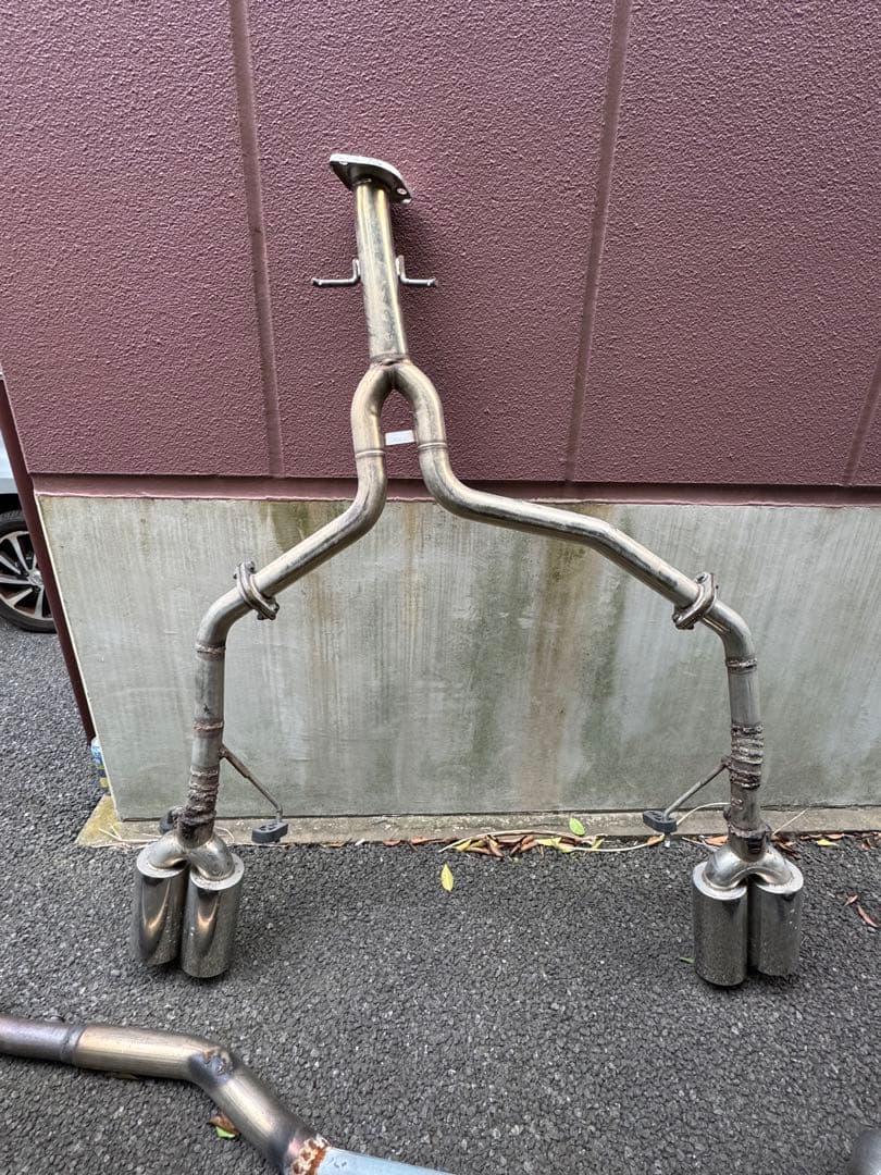 クラウン　自作ワンオフマフラー