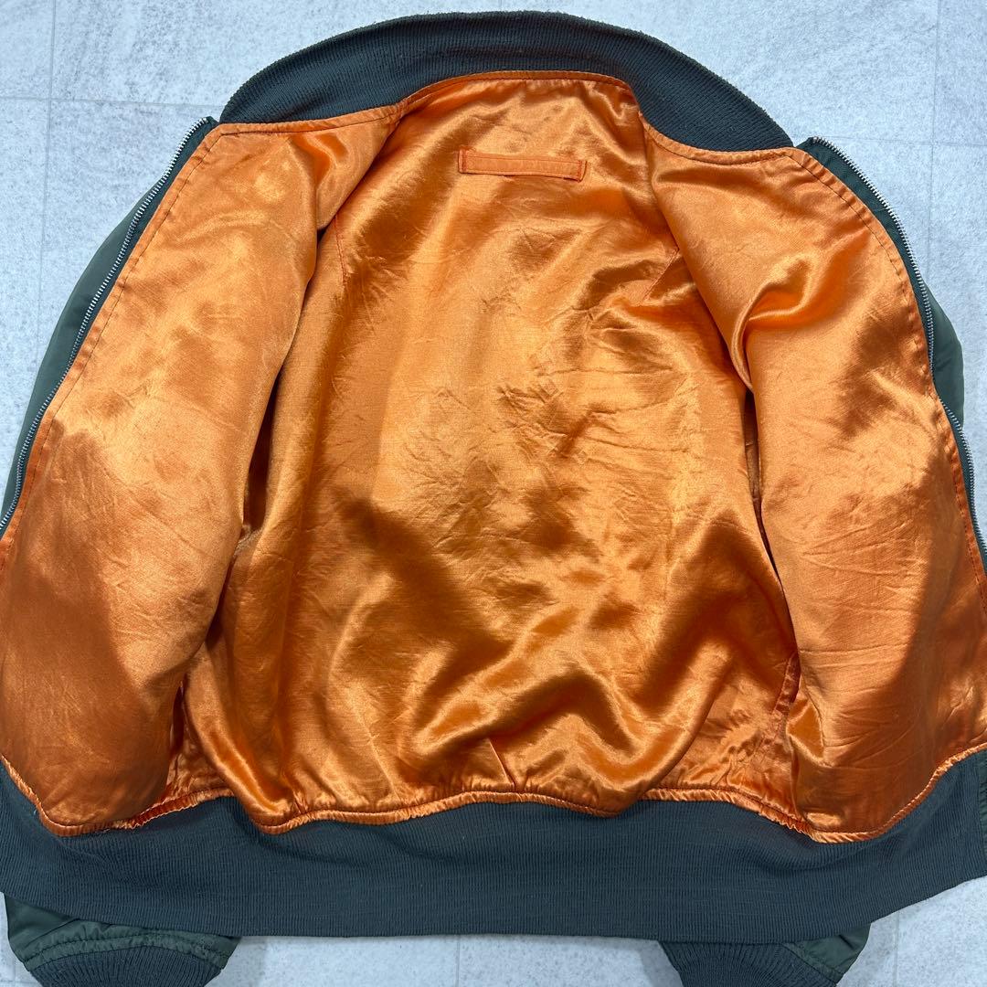 90s USA製【ALPHA】L-2B MA-1 フライトジャケット IDEAL