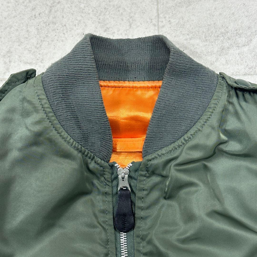 90s USA製【ALPHA】L-2B MA-1 フライトジャケット IDEAL