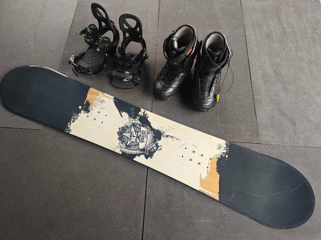 K2・BURTON・SALOMON スノーボード3点セット