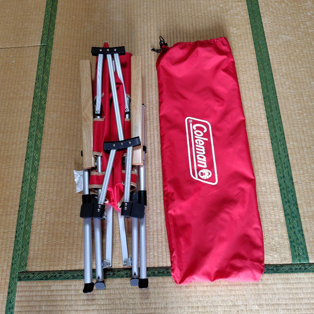 Coleman 折りたたみキャンプチェア 赤