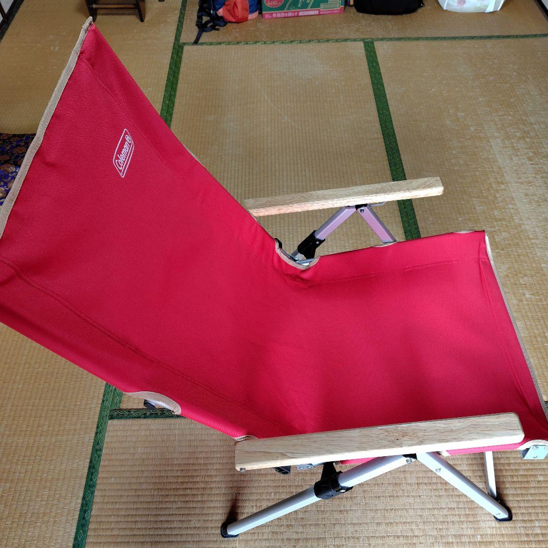 Coleman 折りたたみキャンプチェア 赤