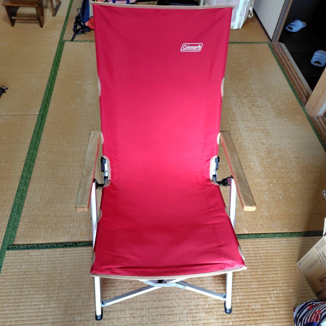 Coleman 折りたたみキャンプチェア 赤