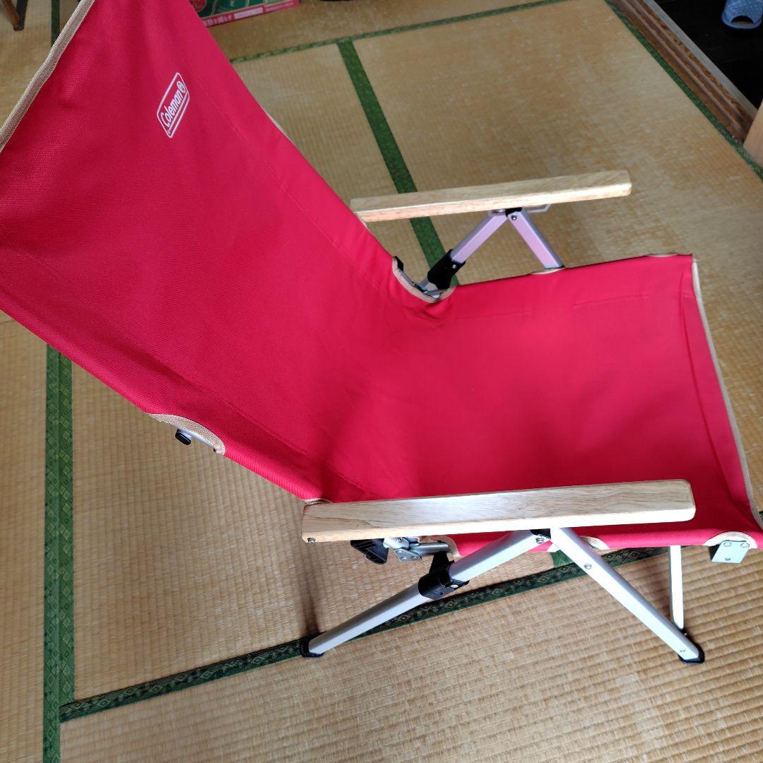 Coleman 折りたたみキャンプチェア 赤