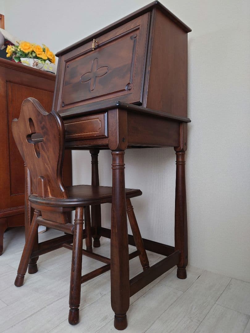 【デスク本体のみ】 超レア！ 四国工芸 森のサーカス ライティングデスク