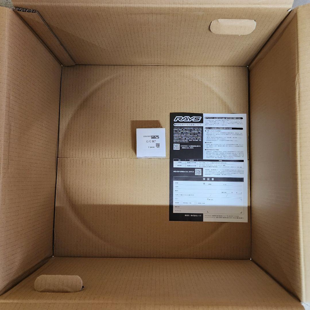 レイズ ボルクレーシング G025 シャイニングブラック 19×8.5J 4本