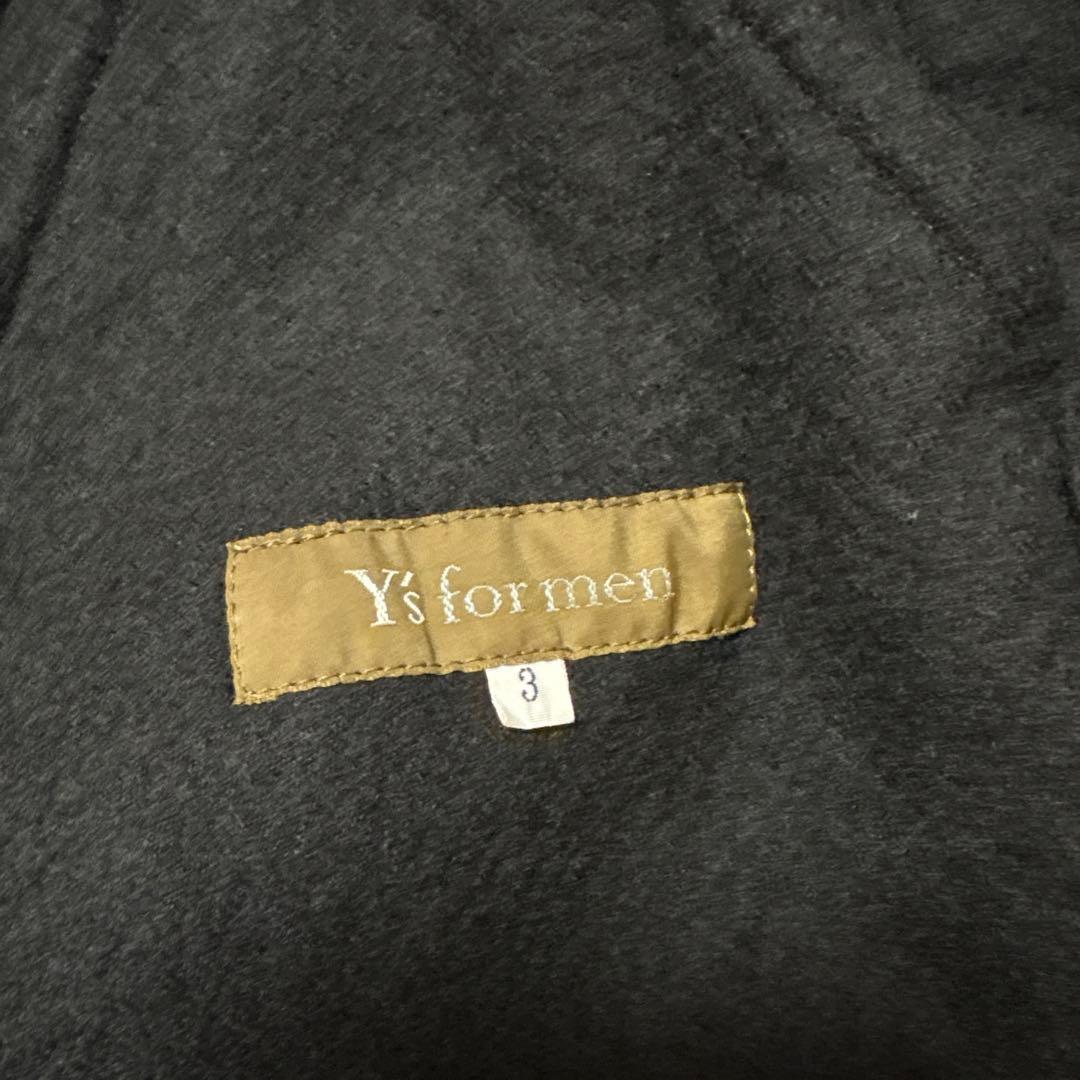 Y's for men 00's 縮絨 ウール カバーオール ブラック3
