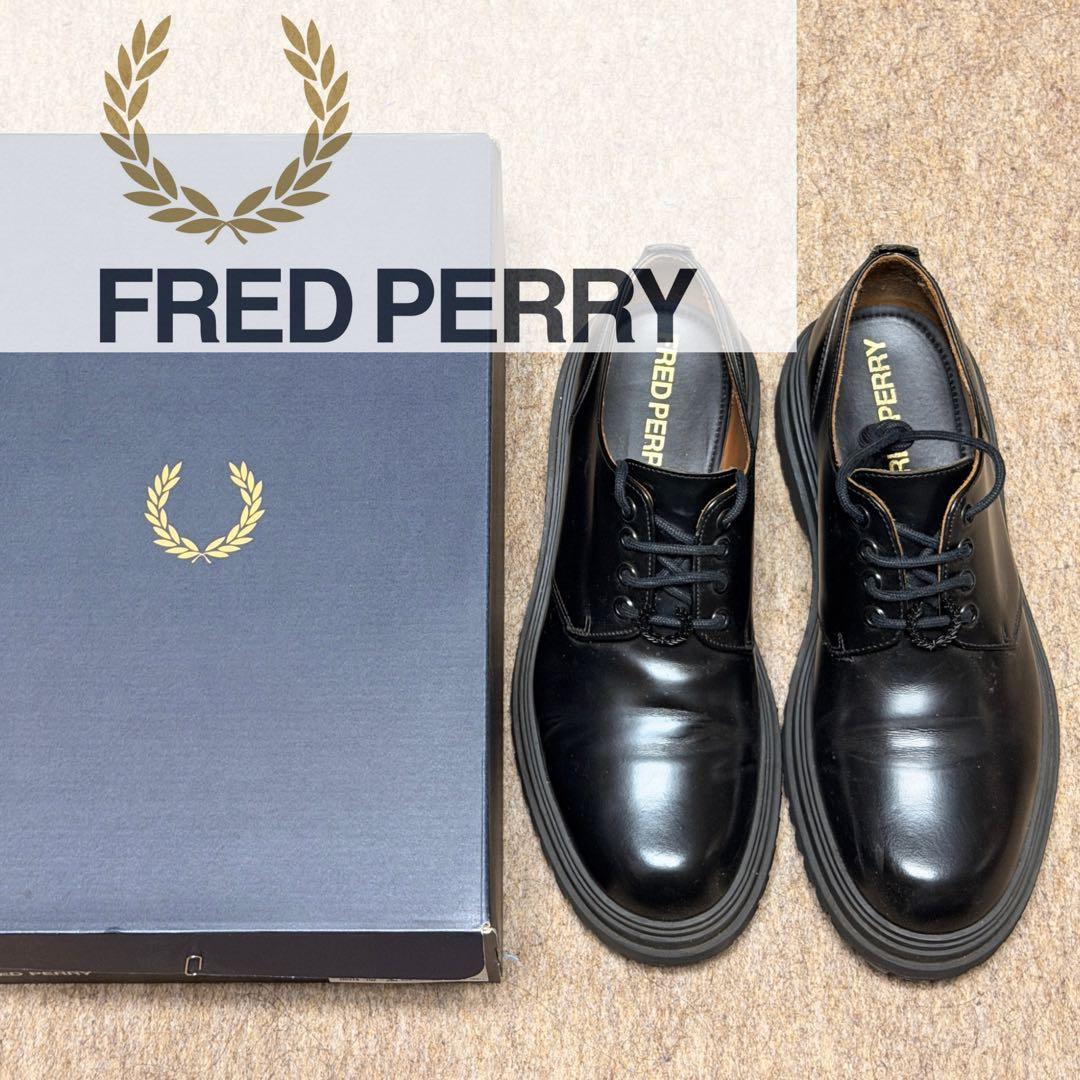 フレッドペリー　ダービーシューズ 革靴 uk7
