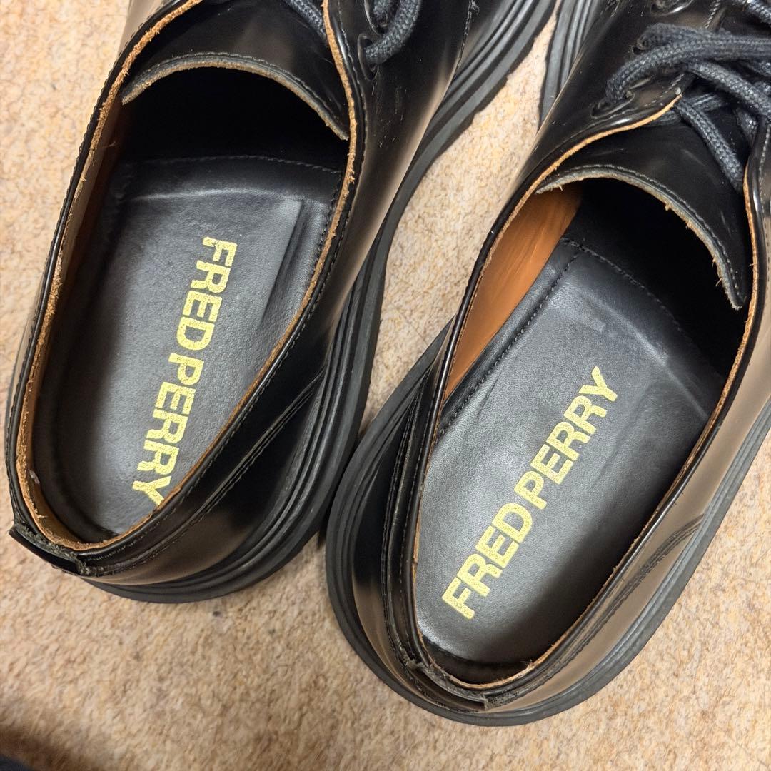 フレッドペリー　ダービーシューズ 革靴 uk7