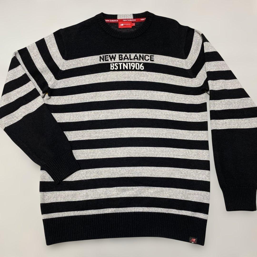 New Balance Golf ニューバランス ストライプニットセーター 6