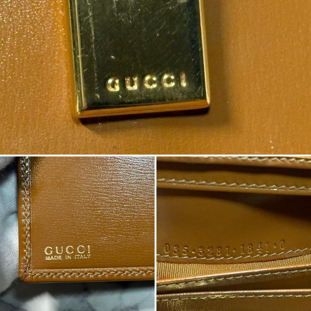 【早い者勝ち】グッチ 長財布 ブラウン 箱 カードケース #B646