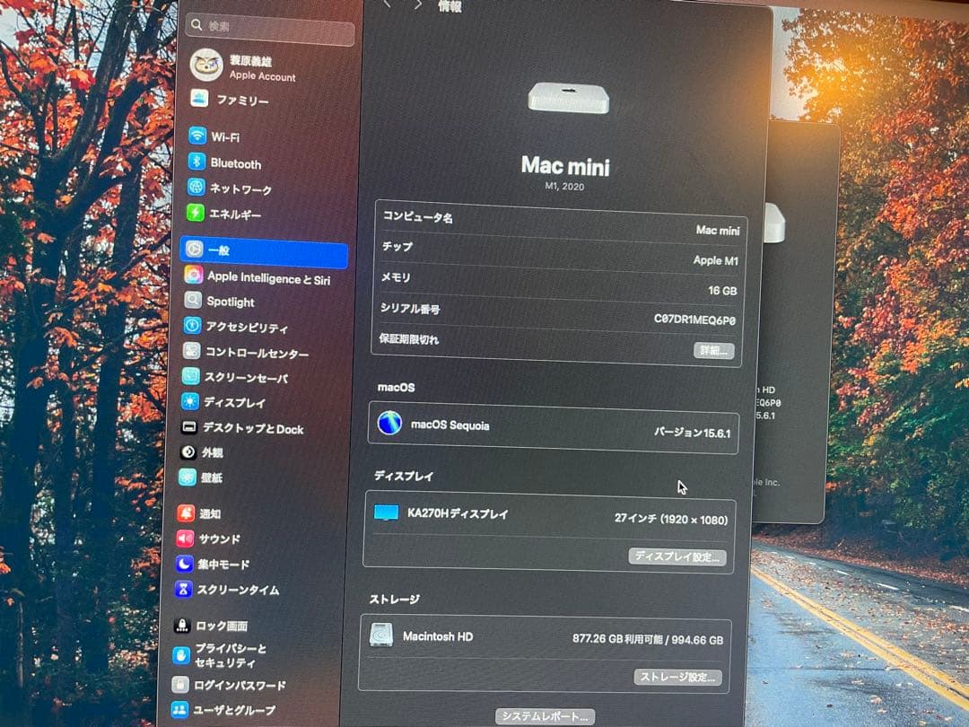 高性能カスタム　Macmini M1｜16GBメモリ＋1TB SSD