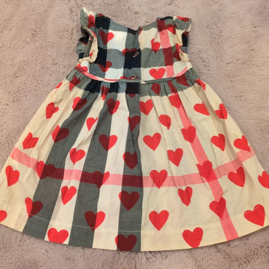 BURBERRY CHILDREN ハート柄ワンピース 3Y