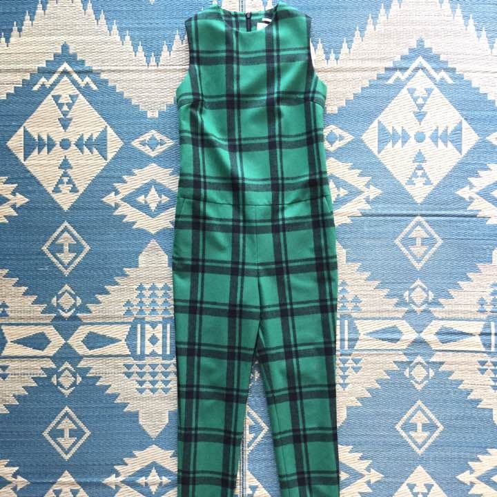 【再値下げ】GREED COMPRESSION WOOL チェックコンビネゾン