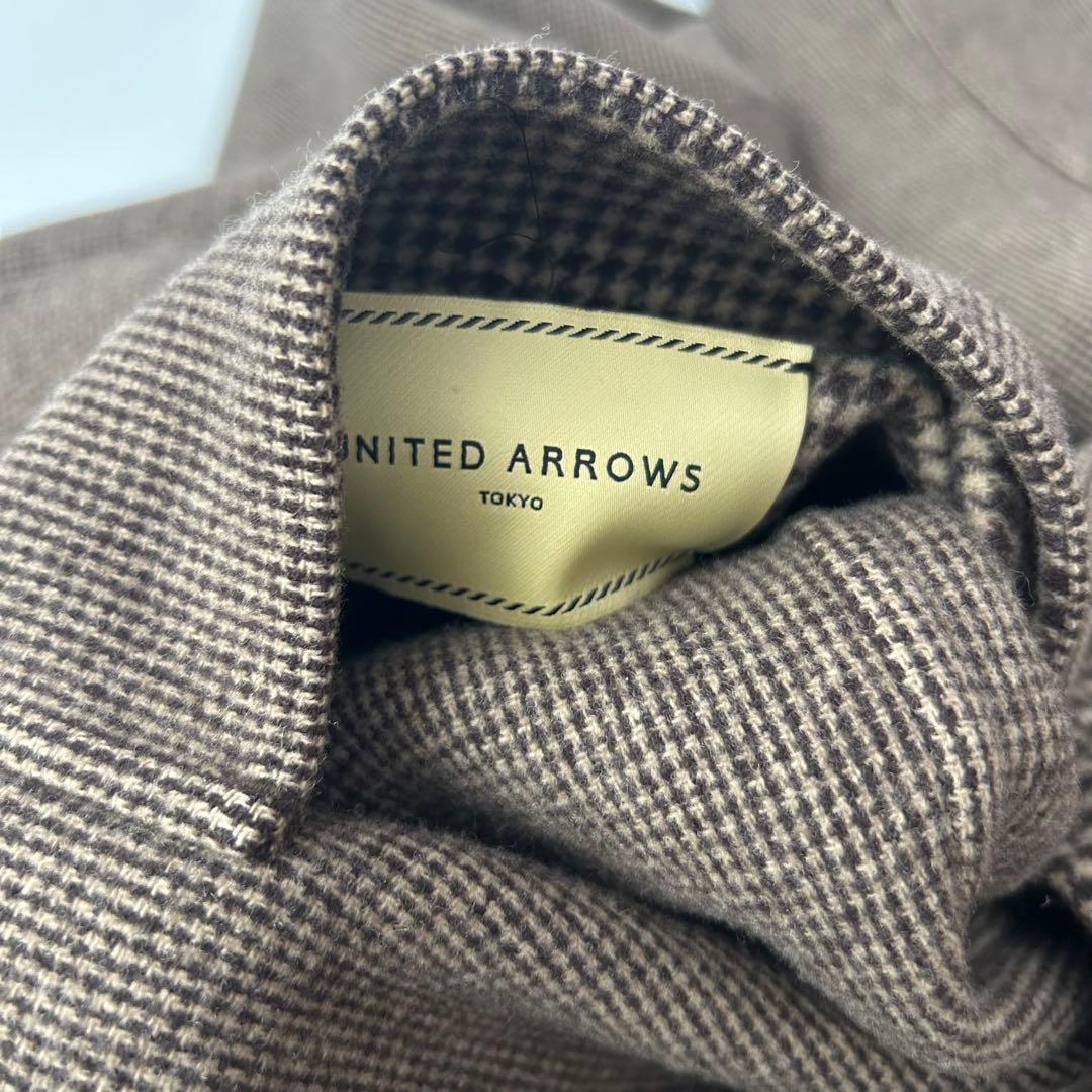 美品✨ユナイテッドアローズ　ダブルフェイスコート　リバーシブル　ブラウン　36