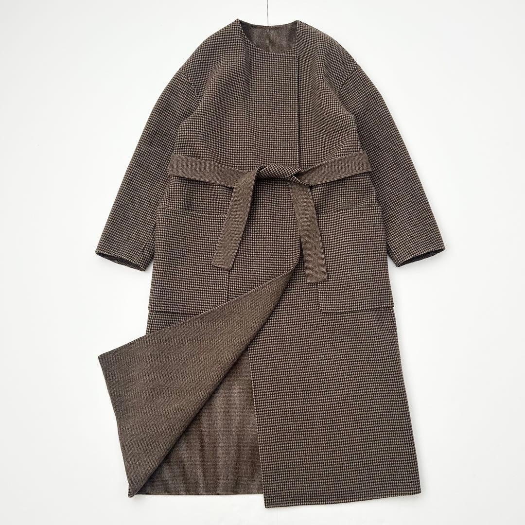 美品✨ユナイテッドアローズ　ダブルフェイスコート　リバーシブル　ブラウン　36