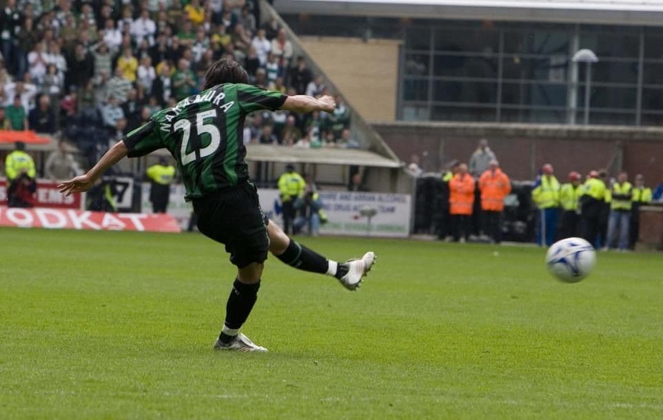 06-07 セルティック　中村俊輔　NIKEオフィシャル　アウェイユニフォーム