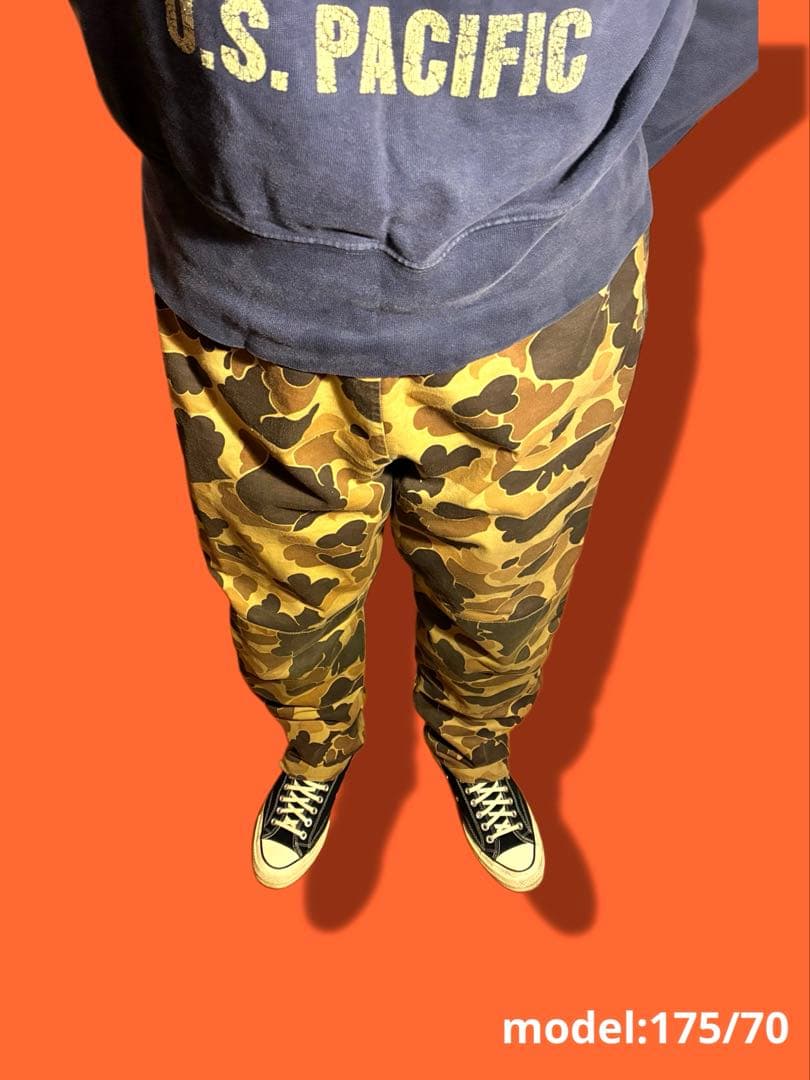 80s vintage ダックハンターカモ　Colombia USA製　着画