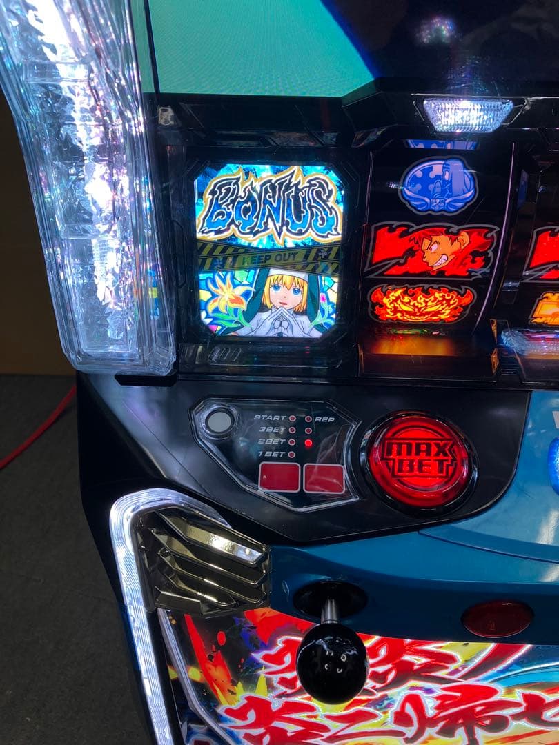 パチスロ Ｌ 炎炎ノ消防隊 簡易ユニット付 スマスロ実機⭕️送料無料⭕️